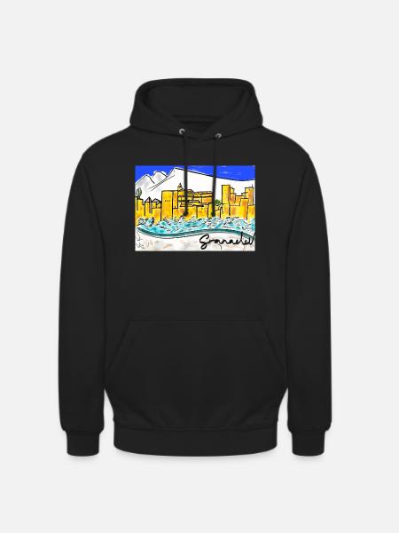 AHAMBRA DE GRENADE - Sweat-shirt à capuche unisexe - noir
