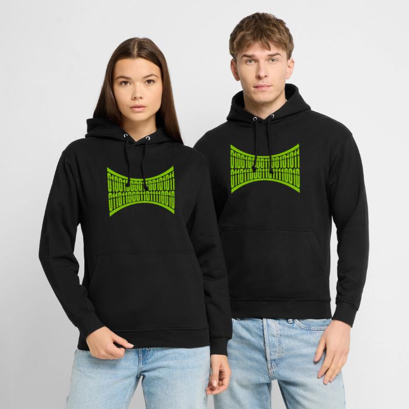 Langage de programme de code binaire Sweat-shirt à capuche unisexe