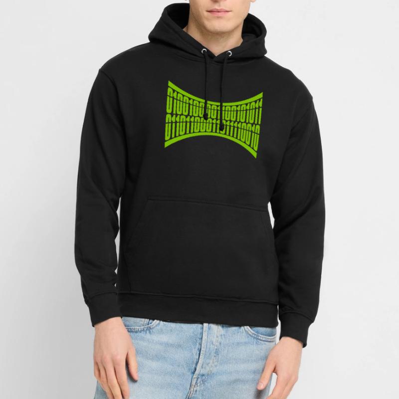 Langage de programme de code binaire Sweat-shirt à capuche unisexe