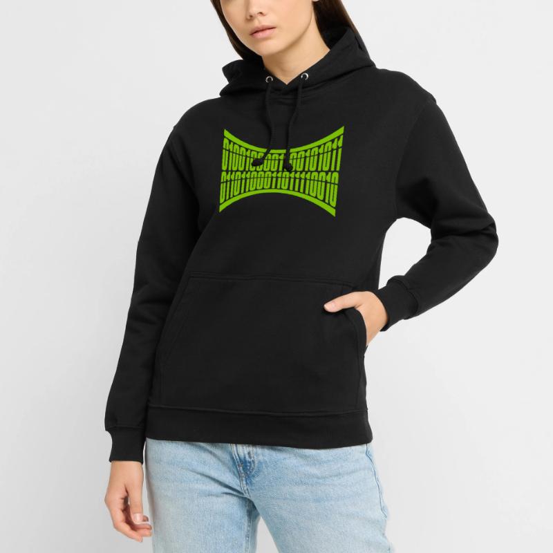 Langage de programme de code binaire Sweat-shirt à capuche unisexe