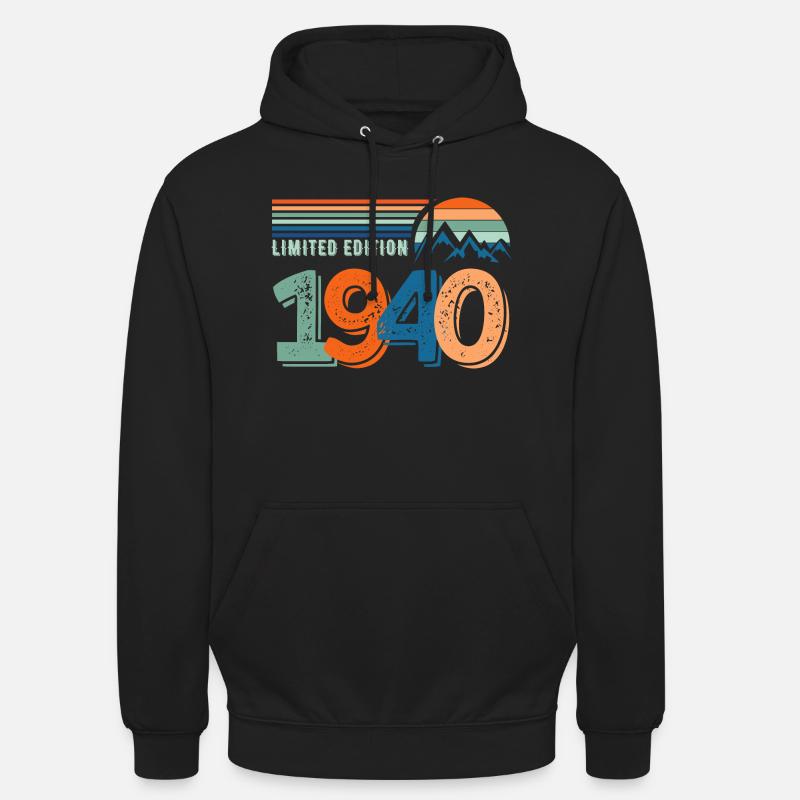 Limitierte Auflage 1940 - Unisex Hoodie - Schwarz