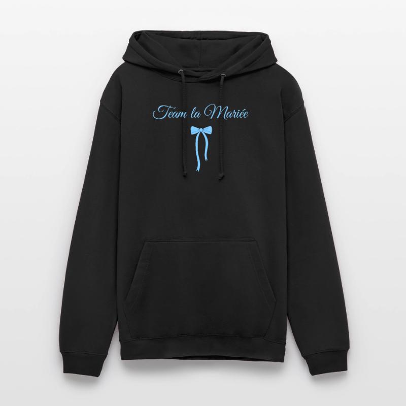 Team Die Braut Blaue Schleife Unisex Hoodie
