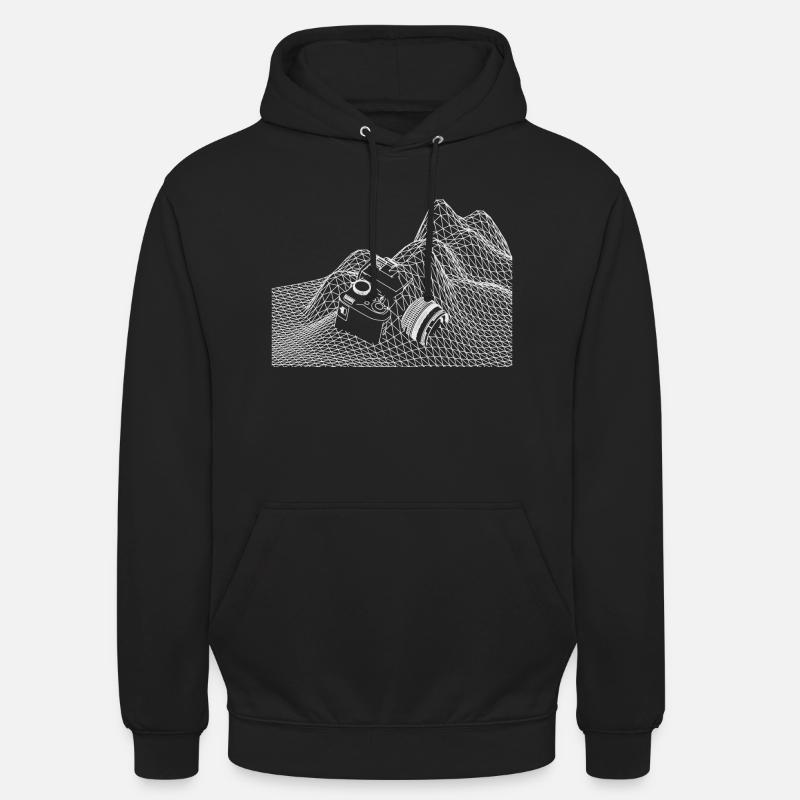 Caméra à fossiliser - Sweat-shirt à capuche unisexe - noir
