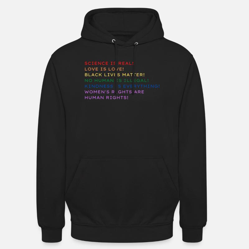 Science, c’est réel ! - Sweat-shirt à capuche unisexe - noir