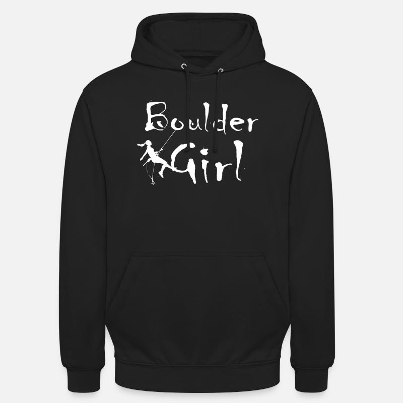 Bouldering Climbing Climbing - Unisex Hoodie - black