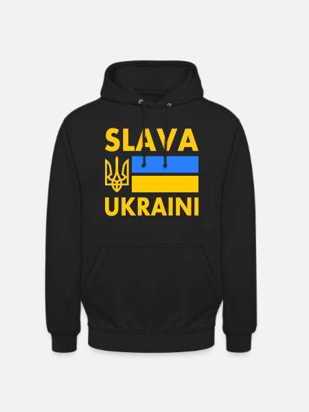 Slava ukraini - Unisex Hoodie - black