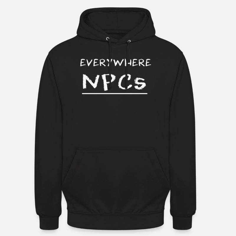 Everywhere NPCs - Unisex Hoodie - black