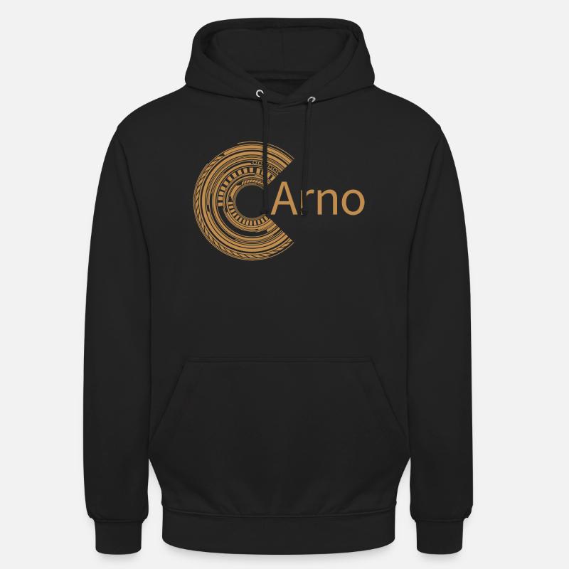 Pour Arno - Sweat-shirt à capuche unisexe - noir