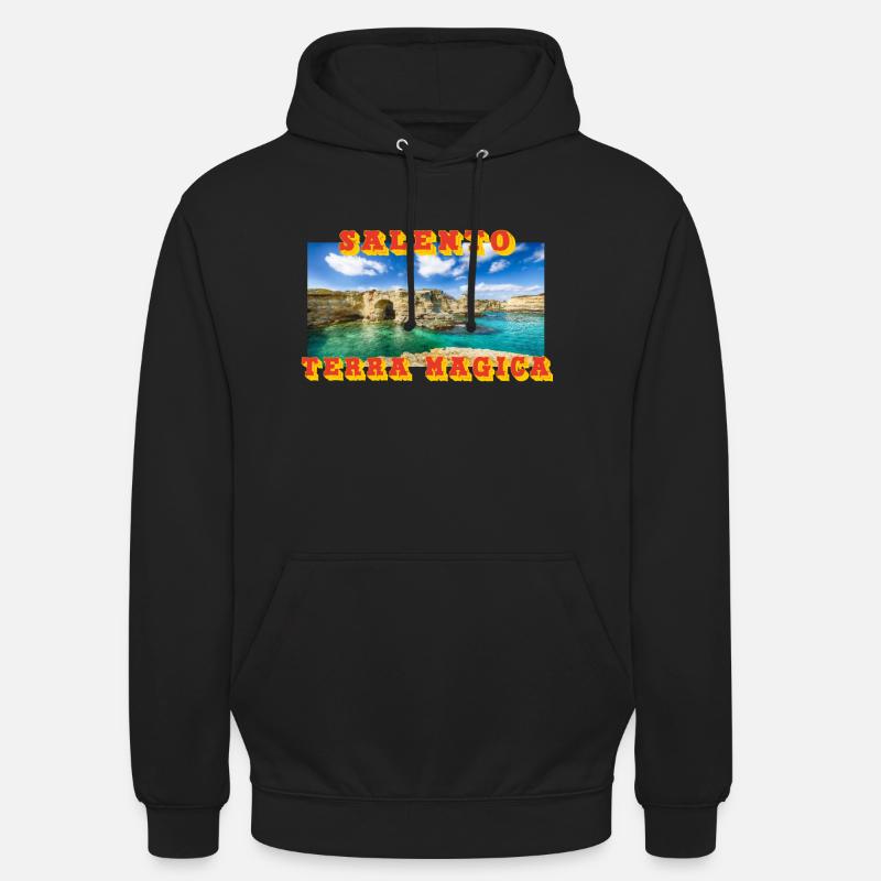 Salento Terra Magica - Sweat-shirt à capuche unisexe - noir
