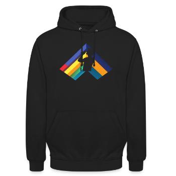 Singing Voice Singing - Unisex Hoodie - black - Front - Alina (178cm) & Michal (187cm)