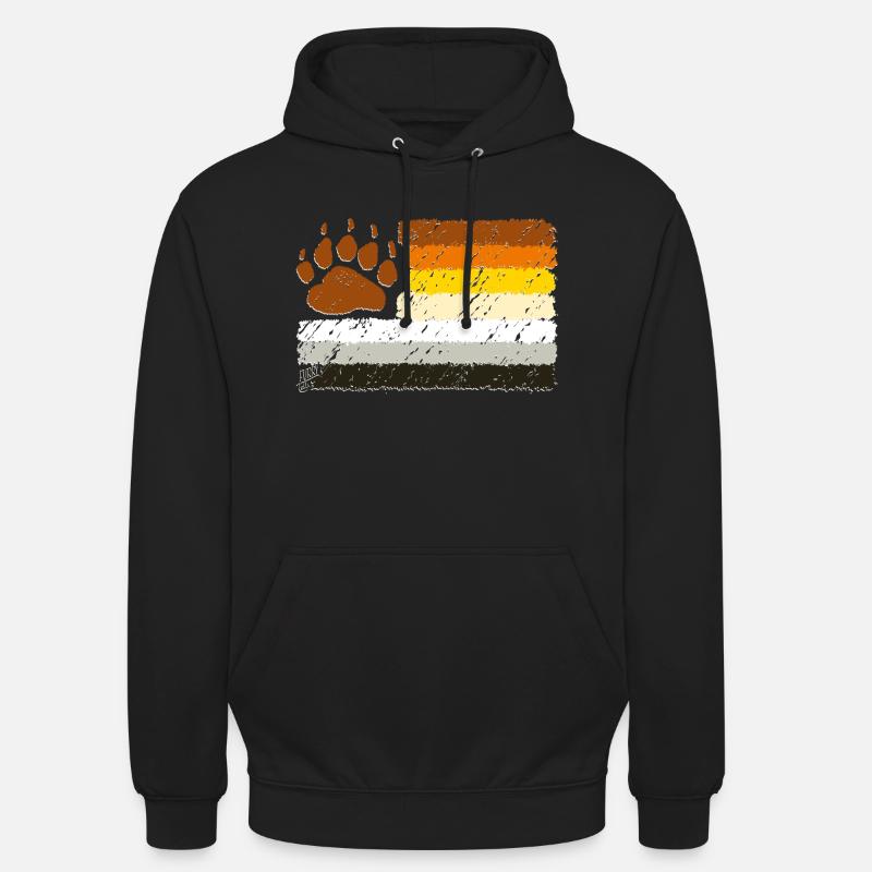 BEAR FLAG 1 - Sweat-shirt à capuche unisexe - noir