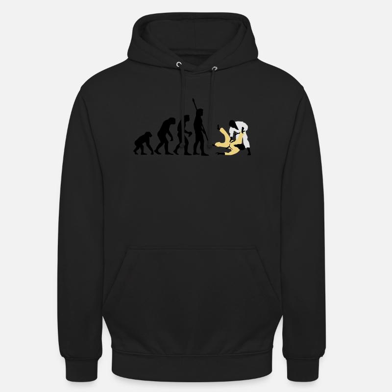evolution_judo_a_3c - Unisex Hoodie - black