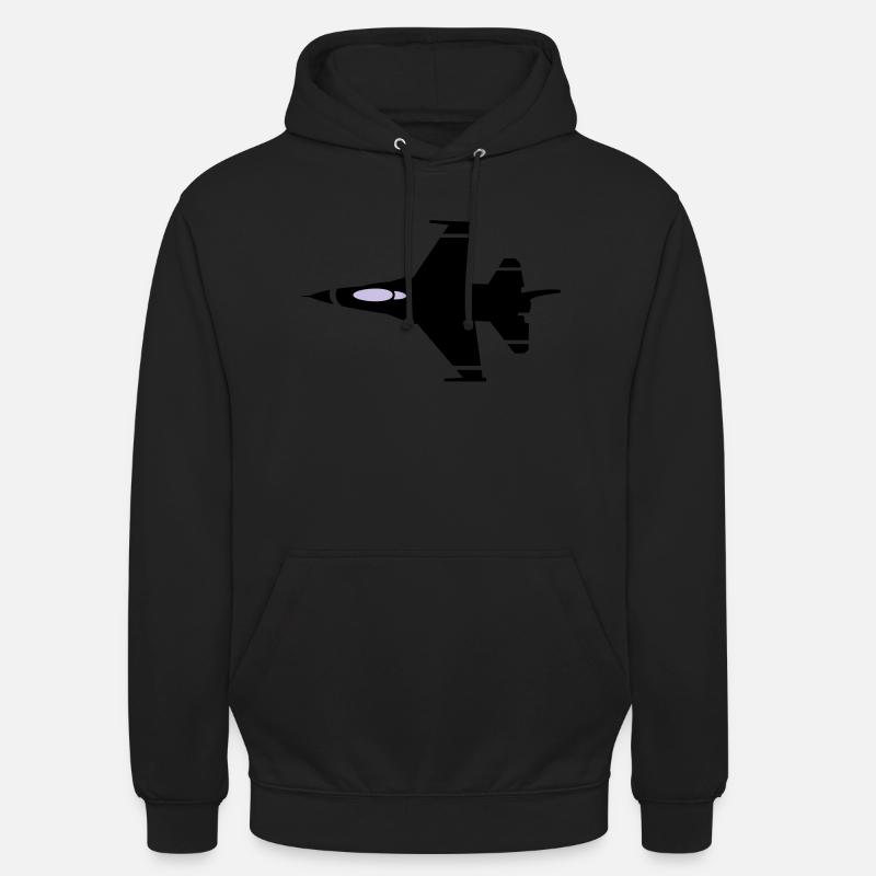 kampfjet - Unisex Hoodie - Schwarz