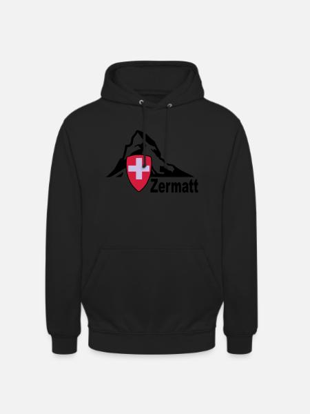 zermatt - Unisex Hoodie - black