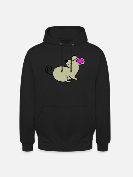 Maus - Unisex Hoodie - Schwarz