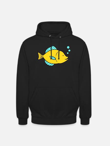 Fish Comic - Unisex Hoodie - black