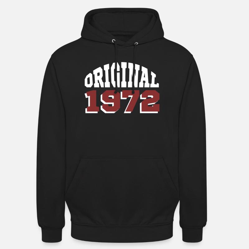 Original 1972 - Sweat-shirt à capuche unisexe - noir