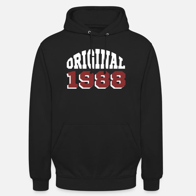 Original 1988 - Sweat-shirt à capuche unisexe - noir