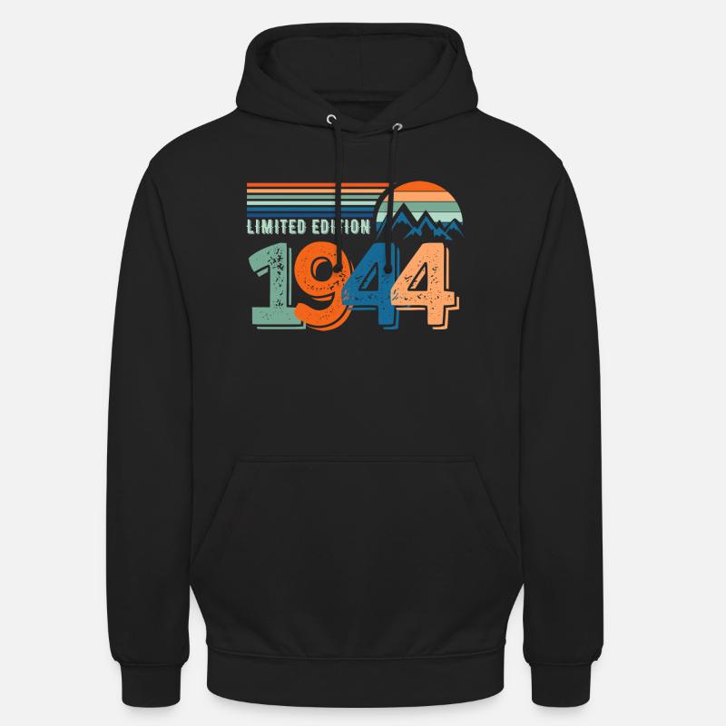 Limited edition 1944 - Sweat-shirt à capuche unisexe - noir