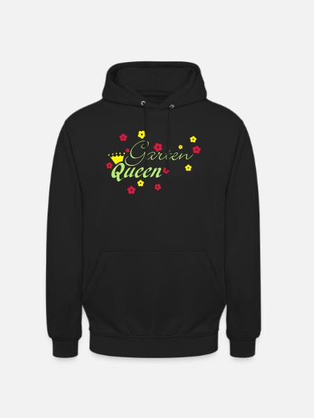 Gartenqueen - Unisex Hoodie - Schwarz