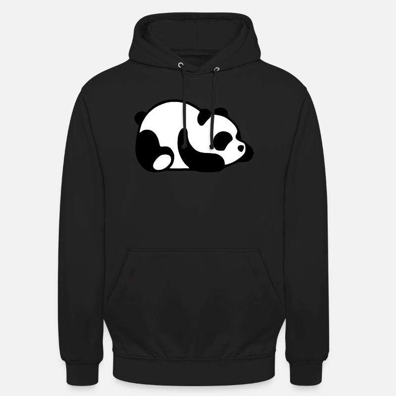 BÉBÉ PANDA - Sweat-shirt à capuche unisexe - noir