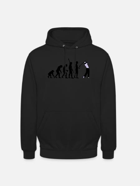 evolution_golf_b_2c - Sweat-shirt à capuche unisexe - noir