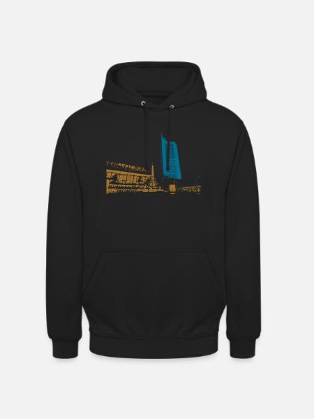 Leipzig Gewandhaus Uni Riese Geschenkidee - Unisex Hoodie - Schwarz