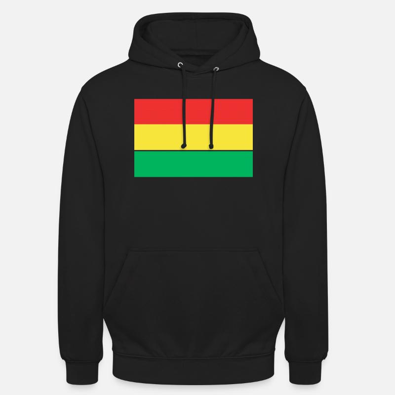 CARNAVAL VERT JAUNE ROUGE - Sweat-shirt à capuche unisexe - noir