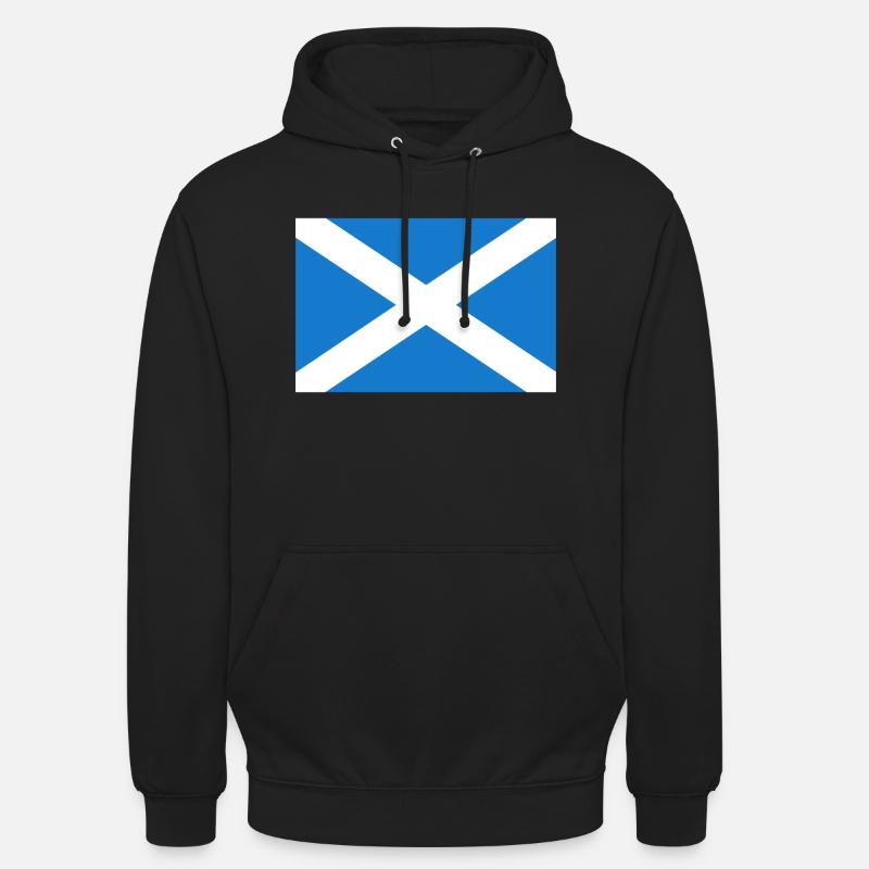 Drapeau ecosse drapeau ecosse - Sweat-shirt à capuche unisexe - noir
