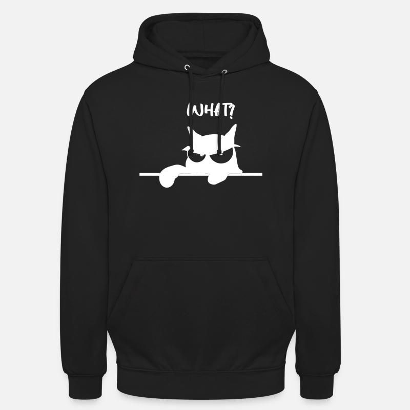 Lustige Katze - Unisex Hoodie - Schwarz