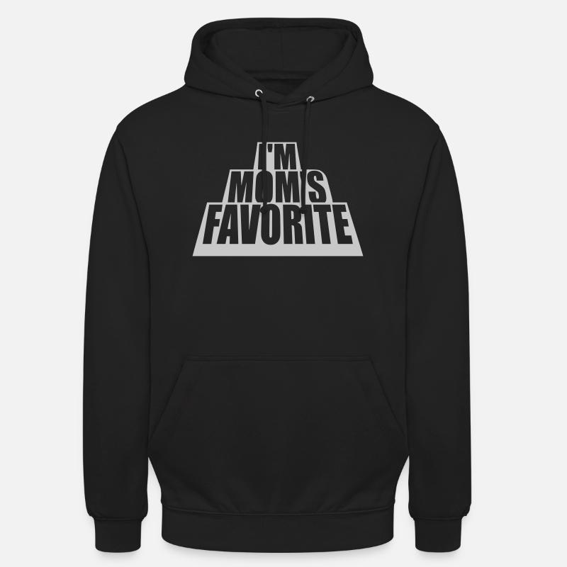 Je suis maman s - Sweat-shirt à capuche unisexe - noir