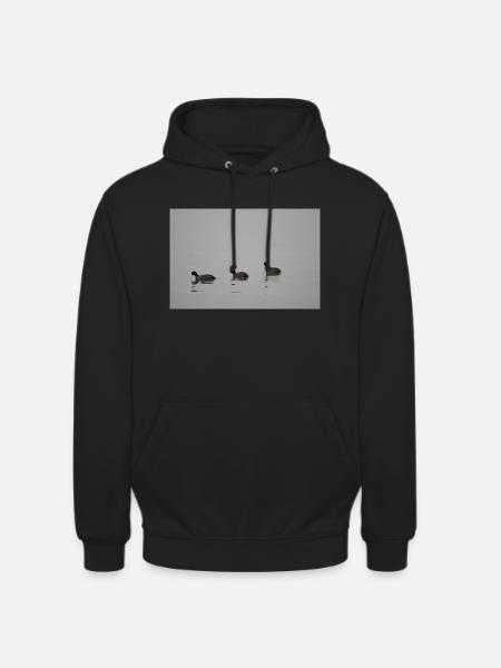Enten im Nebel - Unisex Hoodie - Schwarz