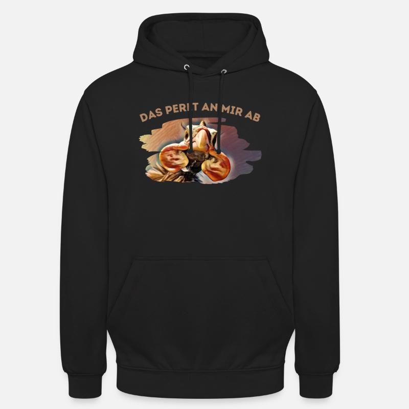 Cela roule hors de moi - pintade - Sweat-shirt à capuche unisexe - noir