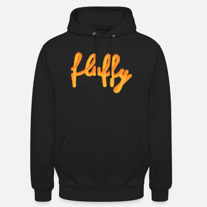 Pelucheux - Sweat-shirt à capuche unisexe - noir