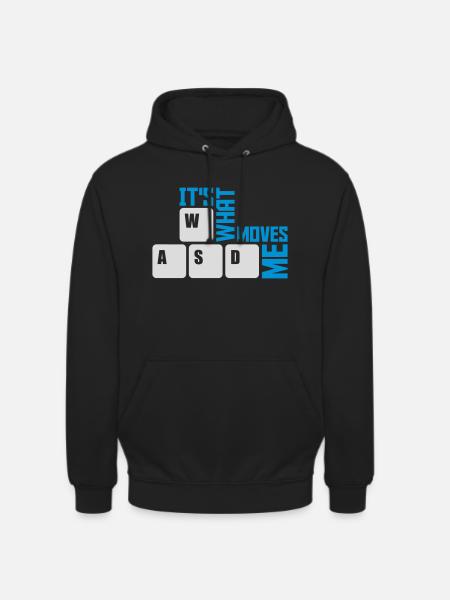 its what moves me - Unisex Hoodie - black