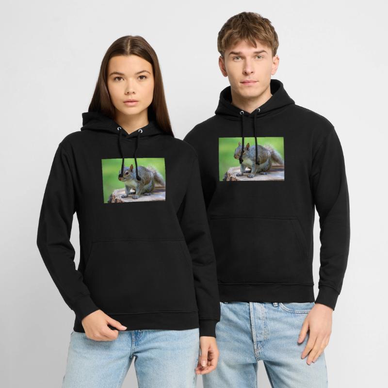 Grey squirrel Grauhörnchen Sciurus carolinensis Unisex Hoodie