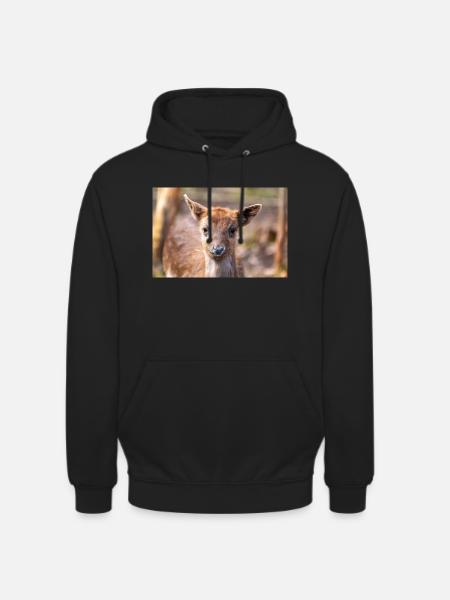 Kuusipeura (saksaksi Damwild tai Damhirsch) Dama - Unisex-huppari - musta