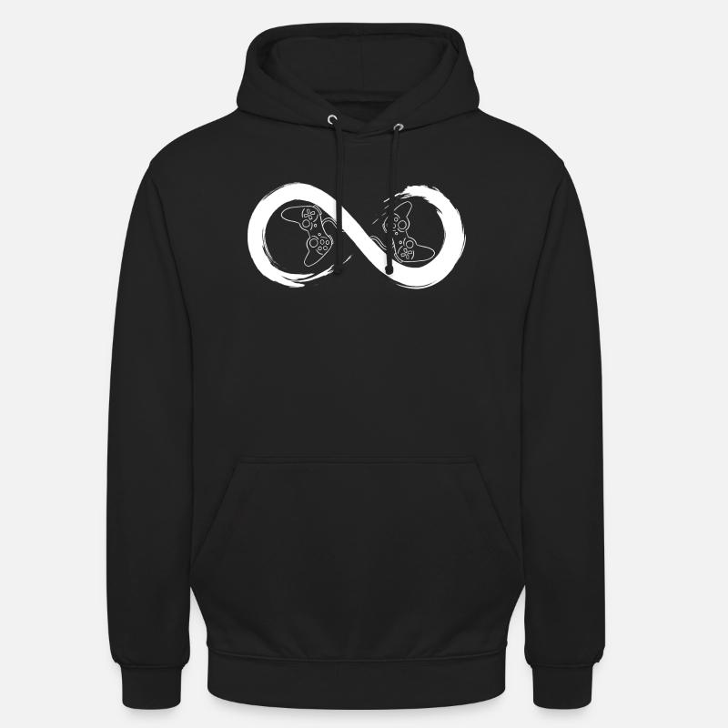 Console à l’infini - Sweat-shirt à capuche unisexe - noir