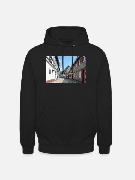Altstadt Goslar Niedersachsen - Unisex Hoodie - Schwarz