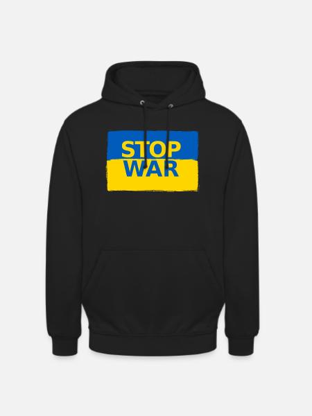 ukrainian flage 02 - Unisex Hoodie - Schwarz