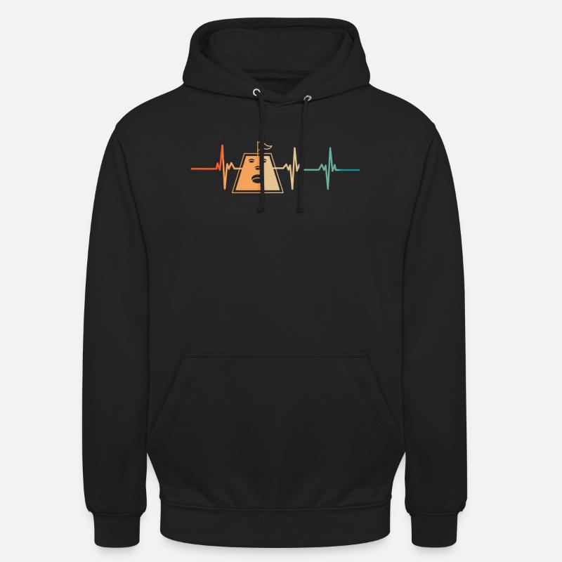 Cornhole-Herzschlag - Unisex Hoodie - Schwarz