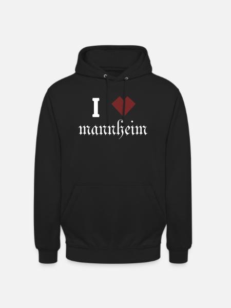 Mannheim Monnem Mannheimat - Unisex Hoodie - black