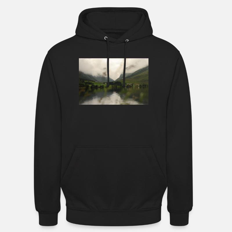 Plus dans les nuages - Sweat-shirt à capuche unisexe - noir