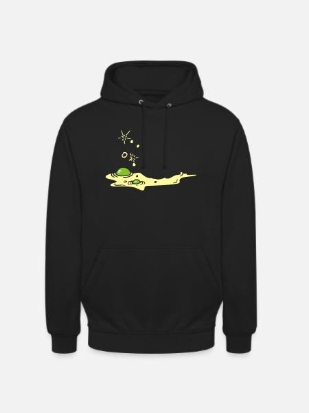 Slime goo / Schleim (2c) - Unisex Hoodie - black