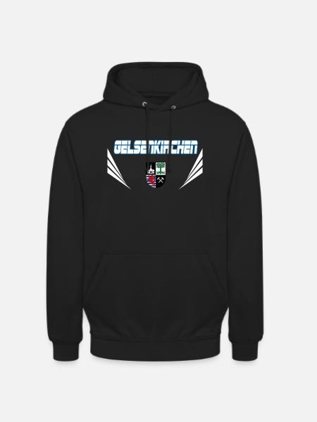 Gelsenkirchen Vector - Unisex Hoodie - Schwarz