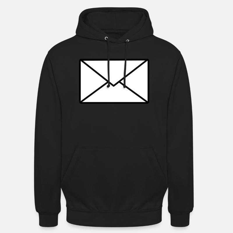 Brief - Unisex Hoodie - Schwarz