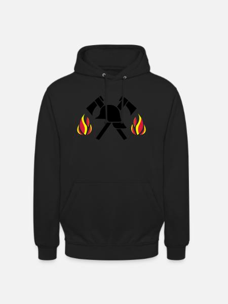 firefighter - Unisex Hoodie - Schwarz