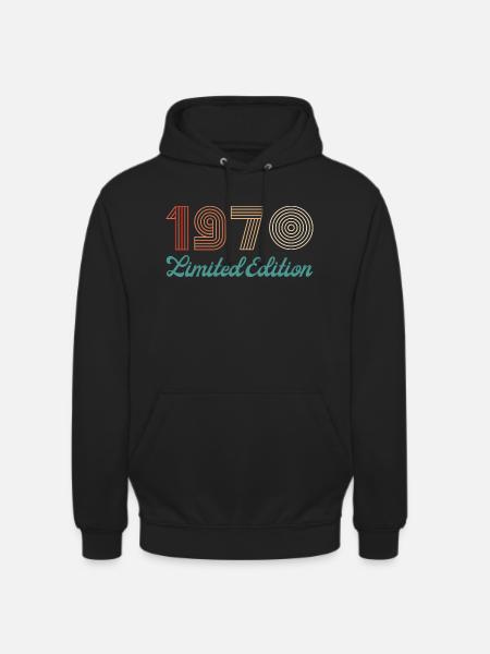Year 1970 limited edition - Unisex Hoodie - black