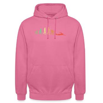 Schwimmer Wassersport - Unisex Hoodie - Pink - Vorne - Alina (178cm) & Michal (187cm)