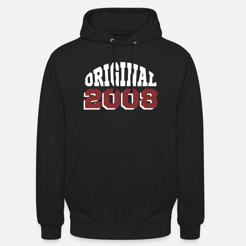 Original 2008 - Sweat-shirt à capuche unisexe - noir